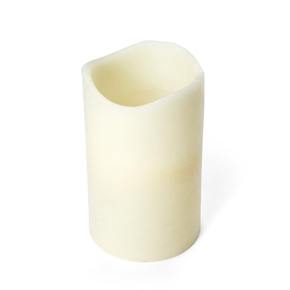 Bombay 5x10 Distressed Ivory Led Candle