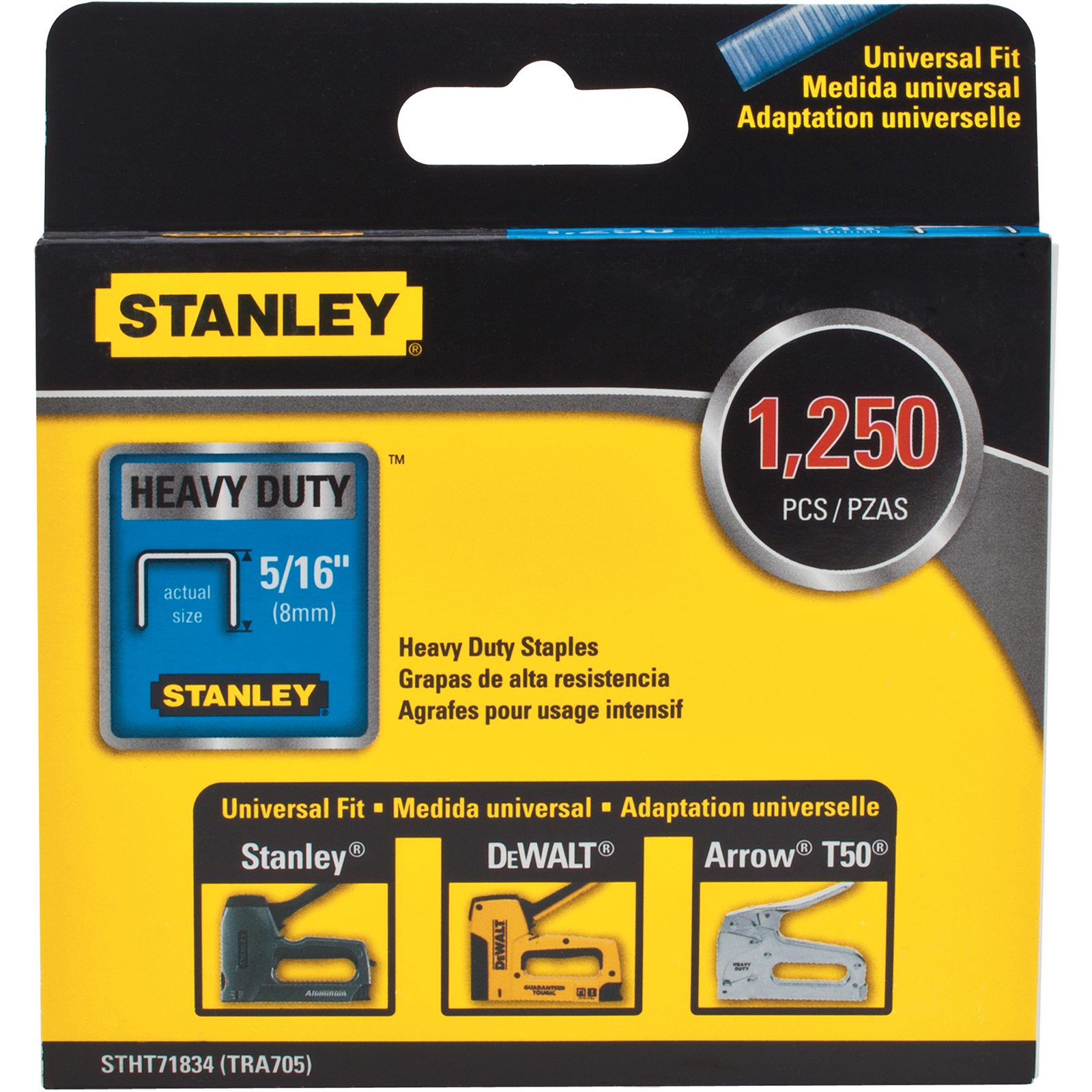 Stanley 5/16" Steel Heavy-Duty Staples