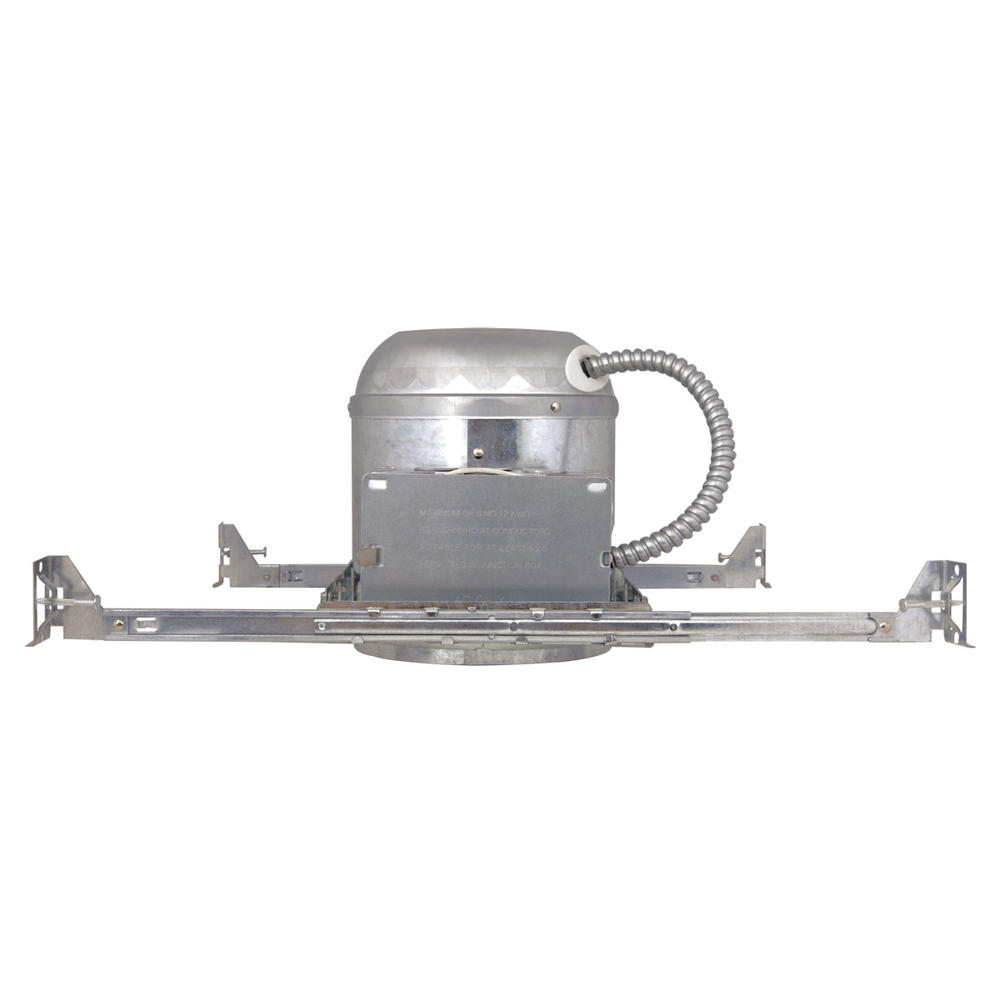 Design House 519512 6-Inch Recessed Lighting Housing for New Construction  Galvanized Steel Finish