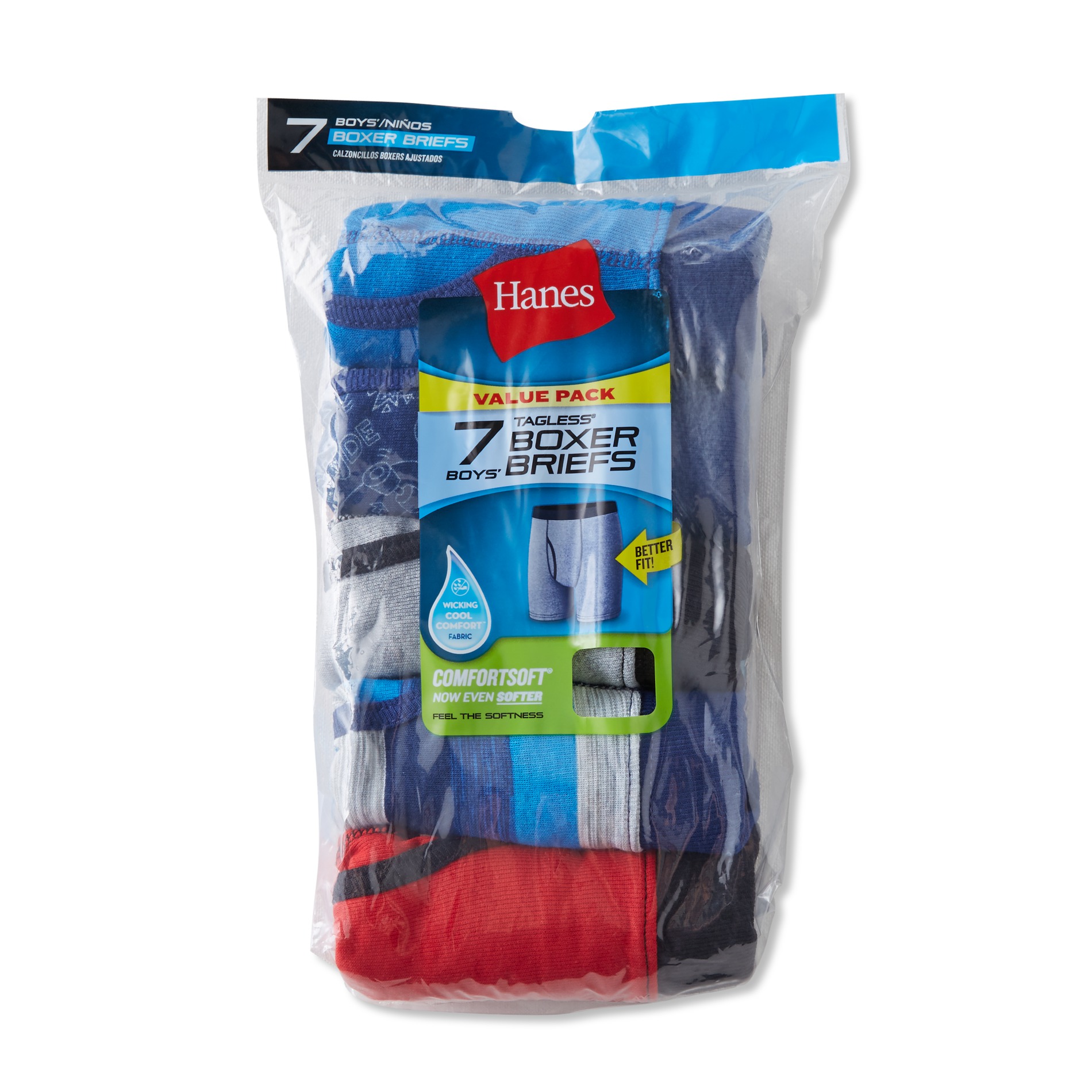 Hanes Boys' 7-Pack Boxer Briefs, Size: Small, ASSORTED COLORS Hanes Boys' 7-Pack Boxer Briefs, Size: Small, ASSORTED COLORS