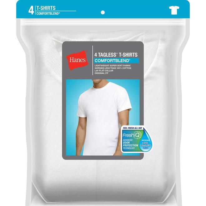 Hanes Men’s 4Pack ComfortBlend TShirts