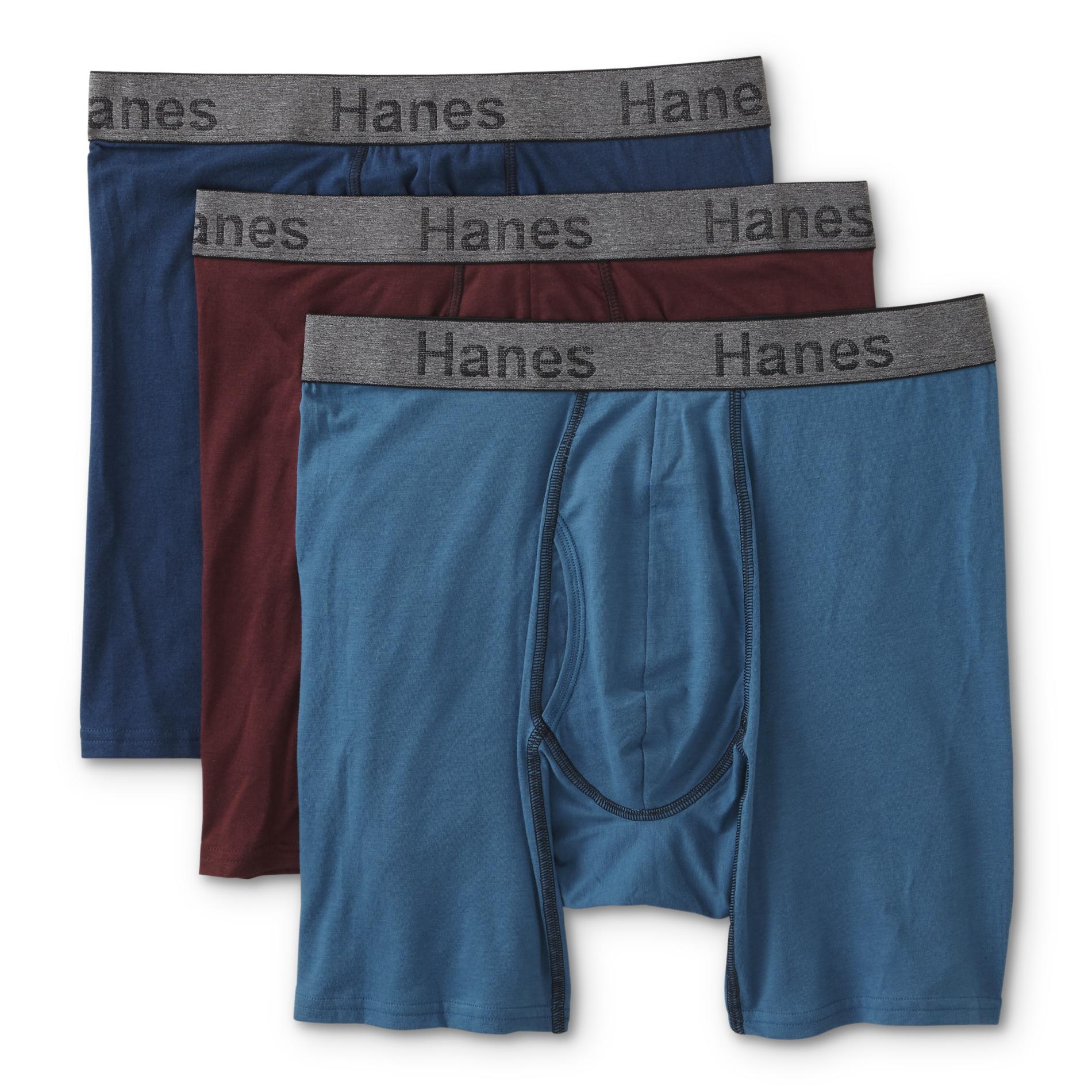 Hanes Men's 3-Pack Comfort Flex Fit Boxer Briefs - Assorted Colors