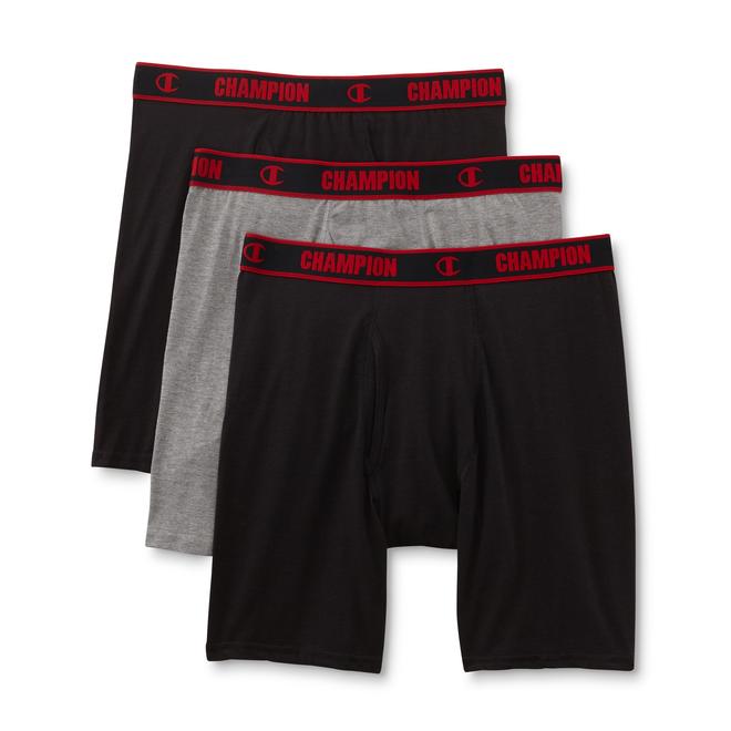 Champion Men's 3Pack Long Leg Boxer Briefs