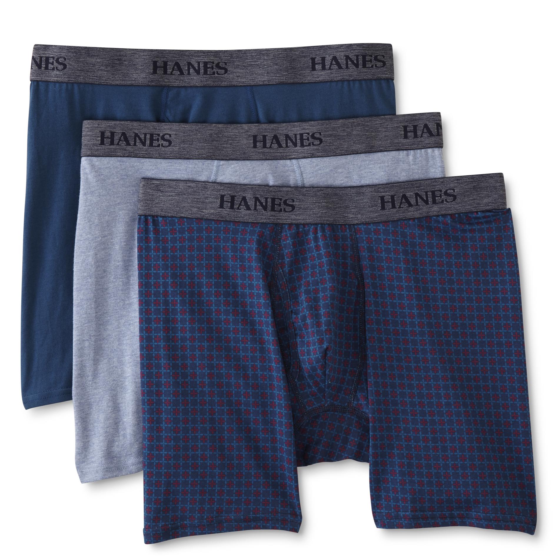 hanes 3 pack boxer briefs