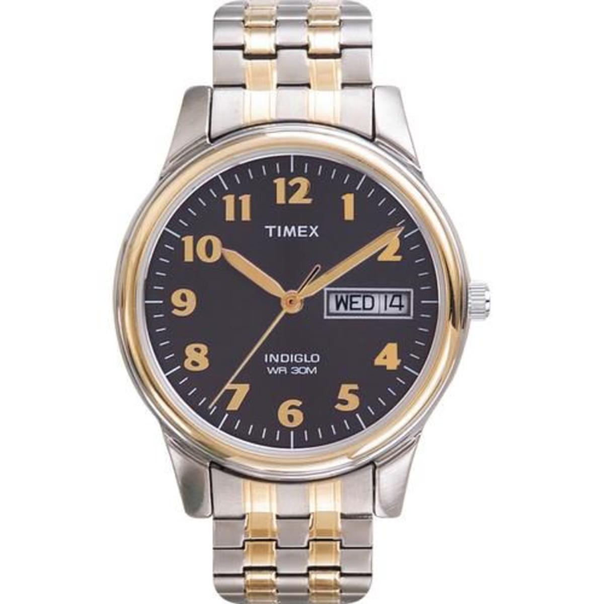 Timex Men's Dress Watch With Black Dial Timex Men's Dress Watch With Black Dial