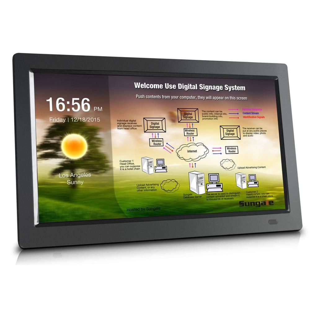 Sungale CPF1503 14" Wall-Hanging Digital Signage