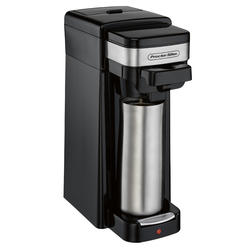 proctor silex single serve coffee maker, compatible with k-cup pods or grounds, fits a travel mug (49969), 14 ounces
