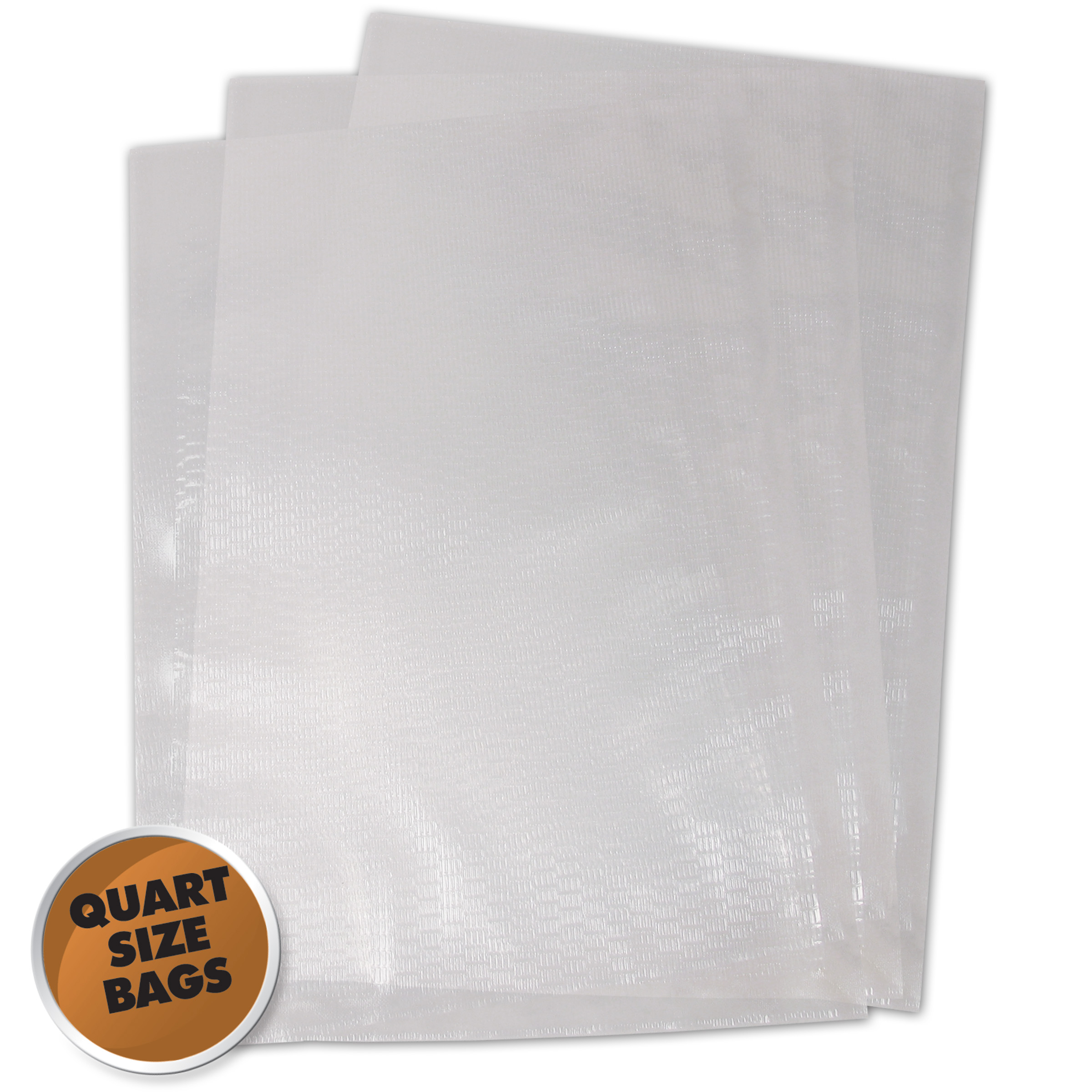Weston 30-0101-W Vacuum Sealer Bags, 8" x 12" (Quart), 100 count