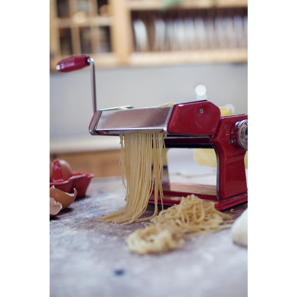 Weston Traditional Style 6" Pasta Machine - Tuscan Red