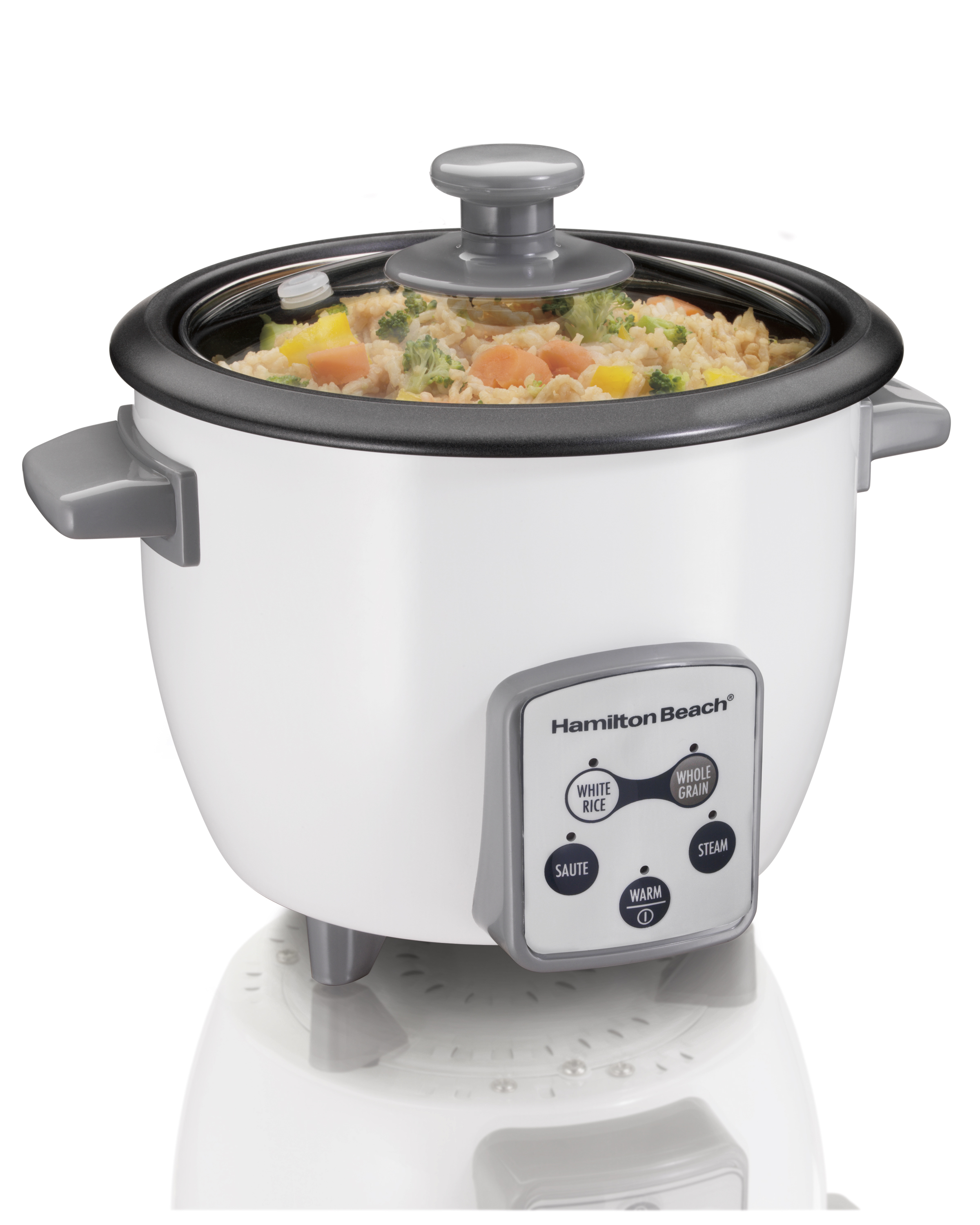 Hamilton Beach Brands Inc. 37506 6 Cup Capacity Digital Rice Cooker, White Hamilton Beach Brands Inc. 37506 6 Cup Capacity Digital Rice Cooker, White