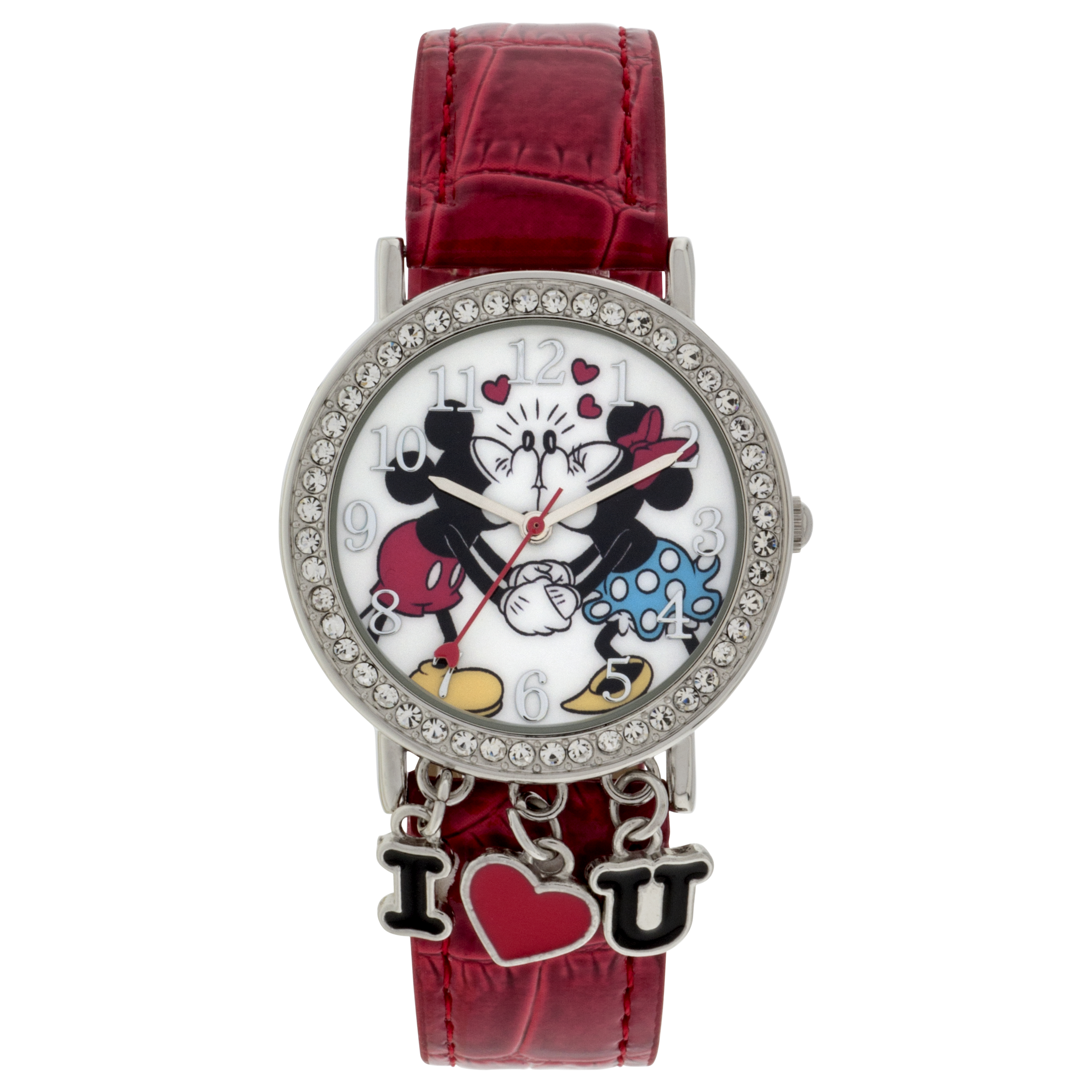 Disney Mickey Mouse Kissing Analog Watch