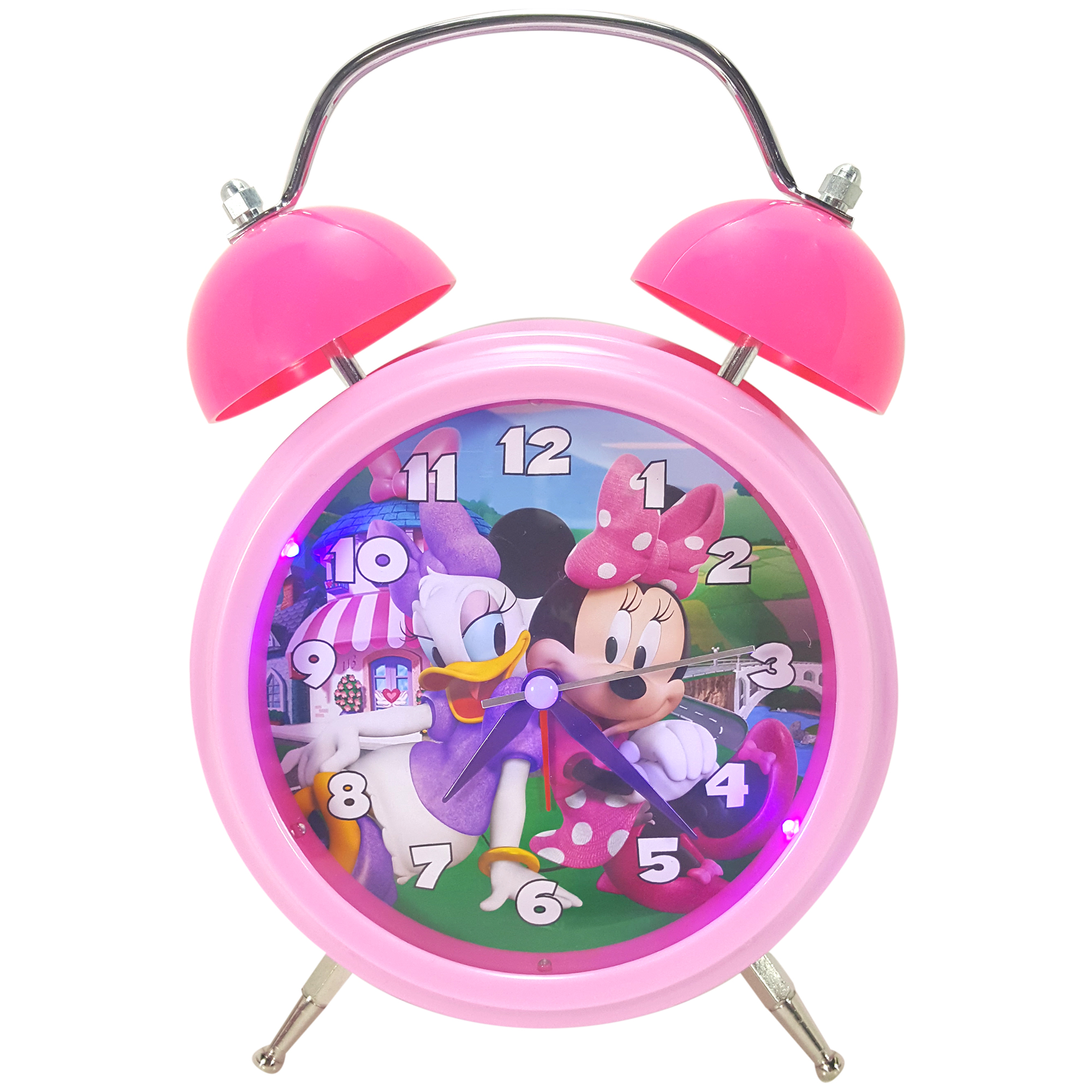 Disney DS40241S Minnie Mouse Light Up Musical Bank Alarm Clock