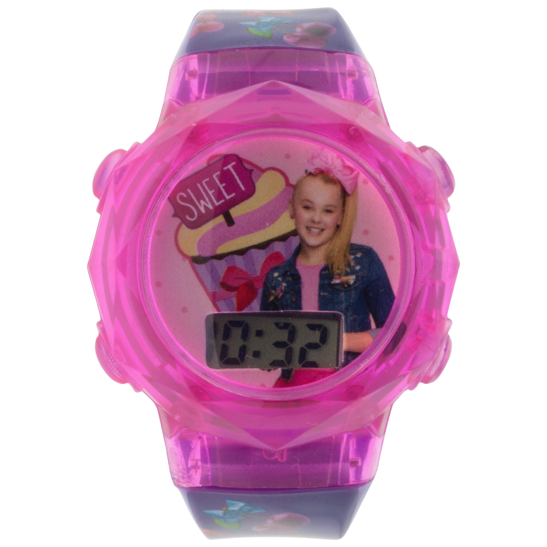 Kid's JoJo Light Up LCD Watch With Coin Purse