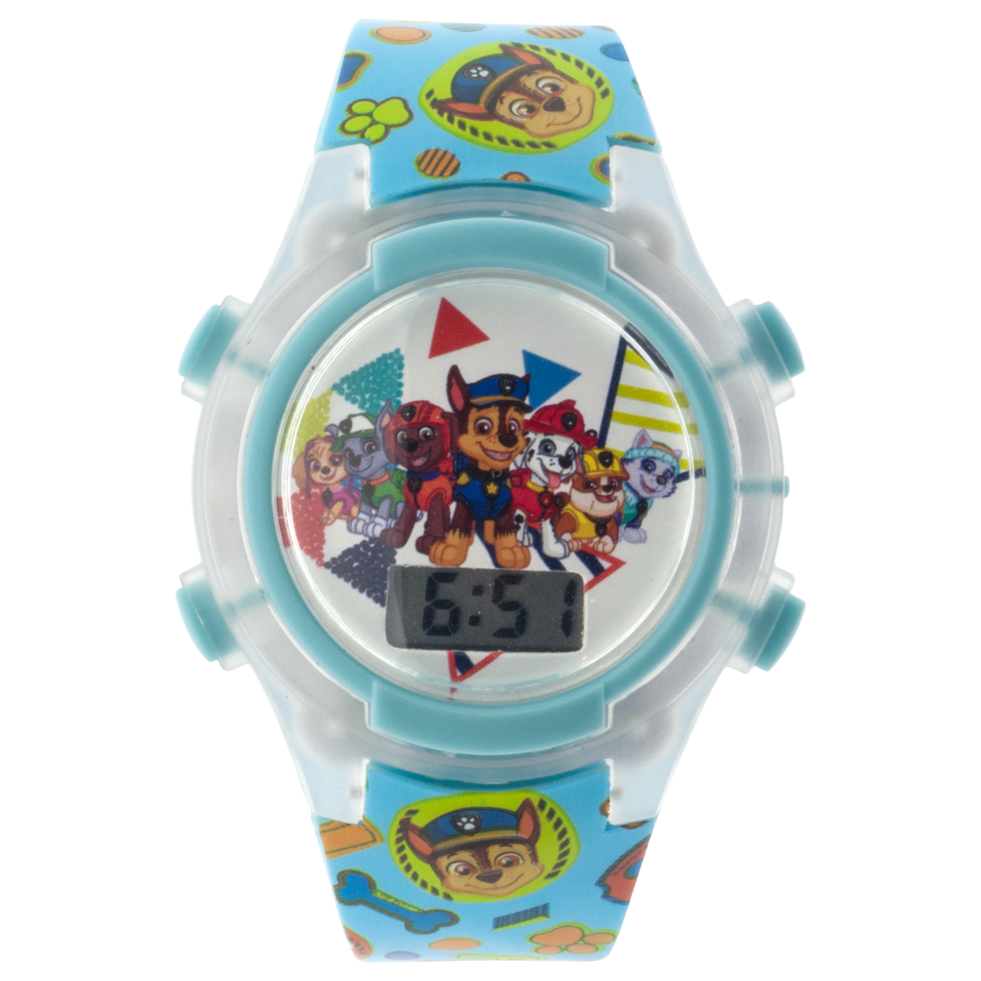 Paw Patrol Kid's  Light Up LCD Watch With Coin Purse