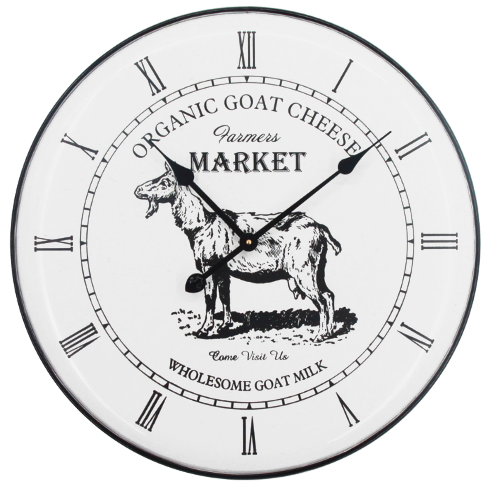 Waltham 14” Goat Wall Clock Waltham 14” Goat Wall Clock