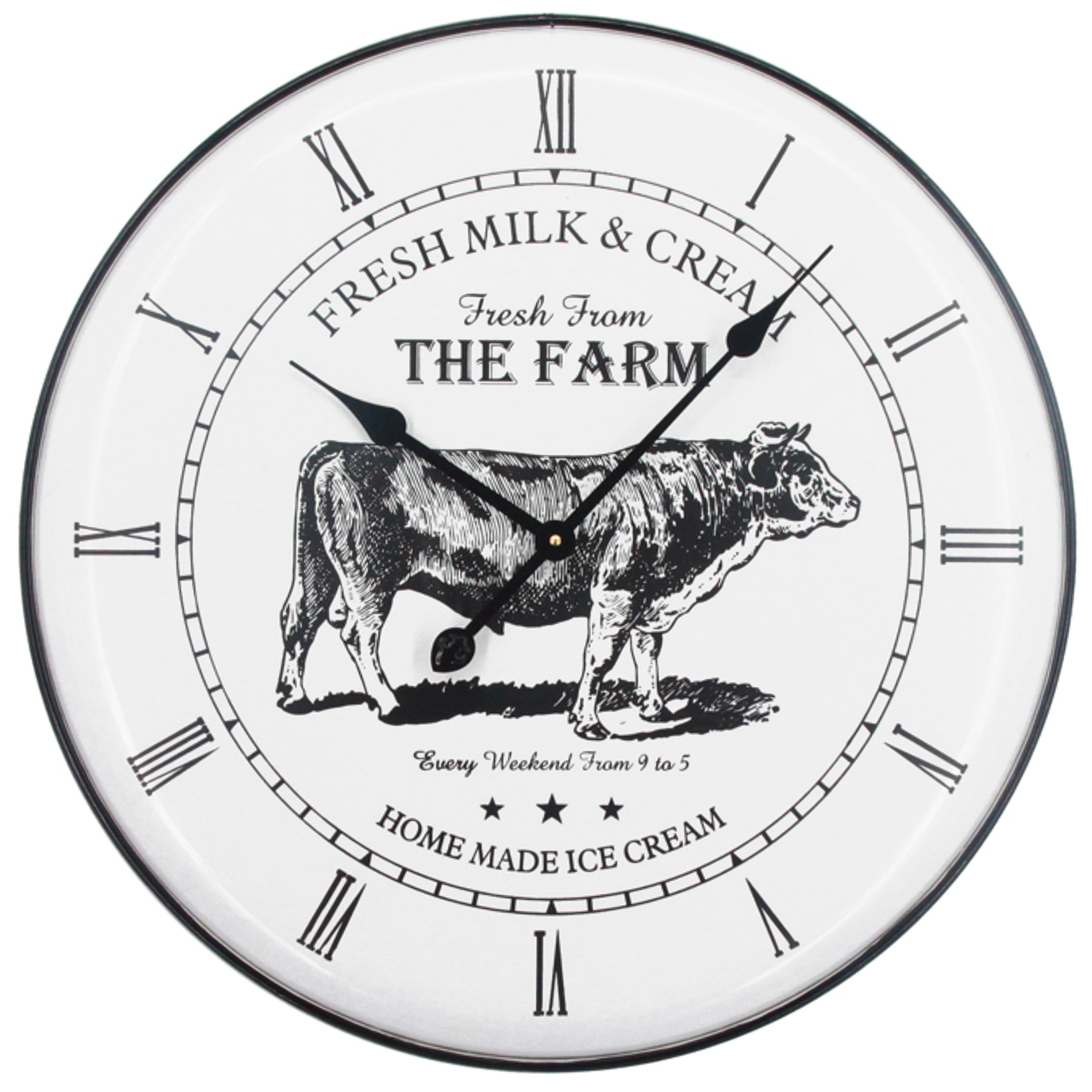 Waltham 14” Cow Clock Waltham 14” Cow Clock