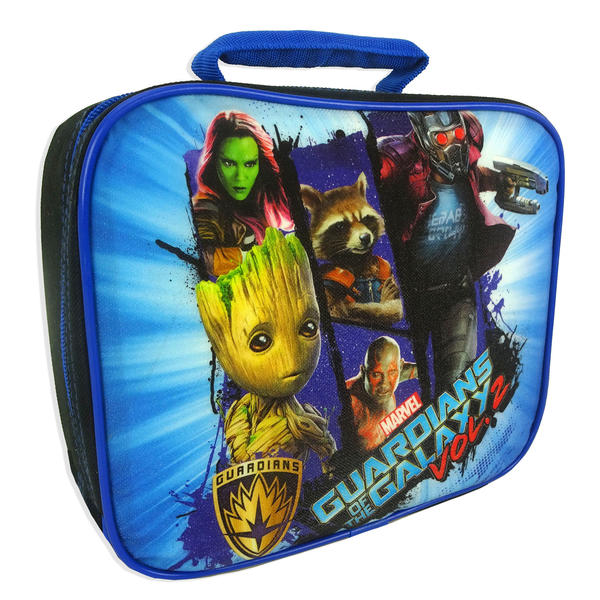 Marvel Guardians of The Galaxy Rectangular Lunch Bag, Black