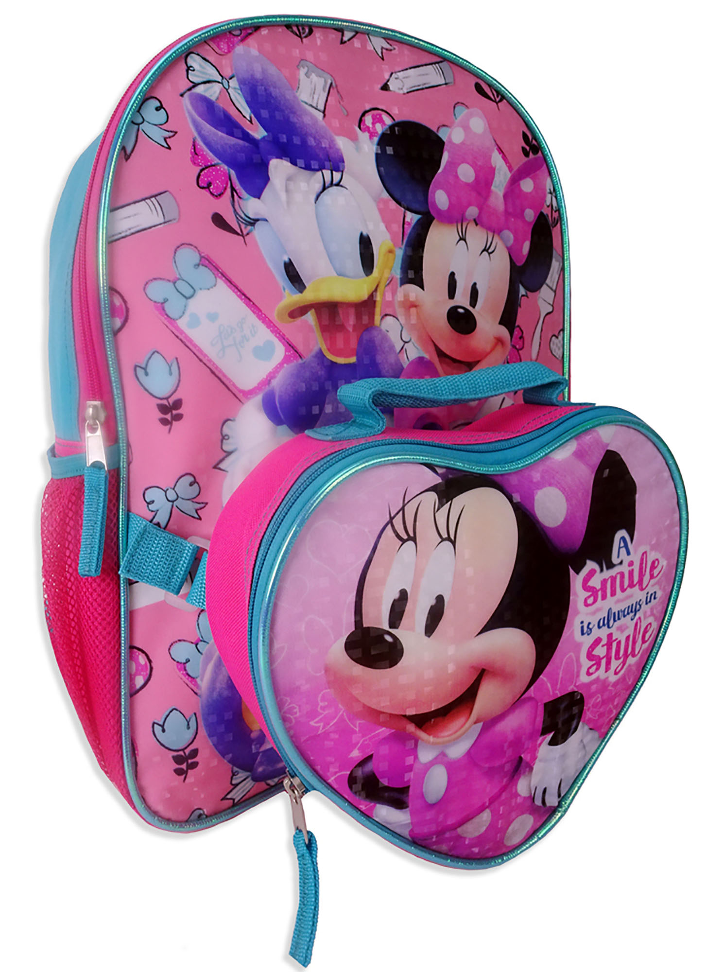 Disney Minnie Mouse Backpack with Detachable Lunch Bag