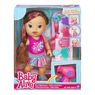 Baby Alive Play 'n Style Christina Doll - Brunette