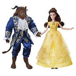 Disney Beauty and the Beast Grand Romance - Inspired by Live-Action Film - Includes Posable Princess Belle and the Beast -