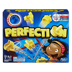 Hasbro Perfection Game, Shape Puzzle game, Ages 5 and Up