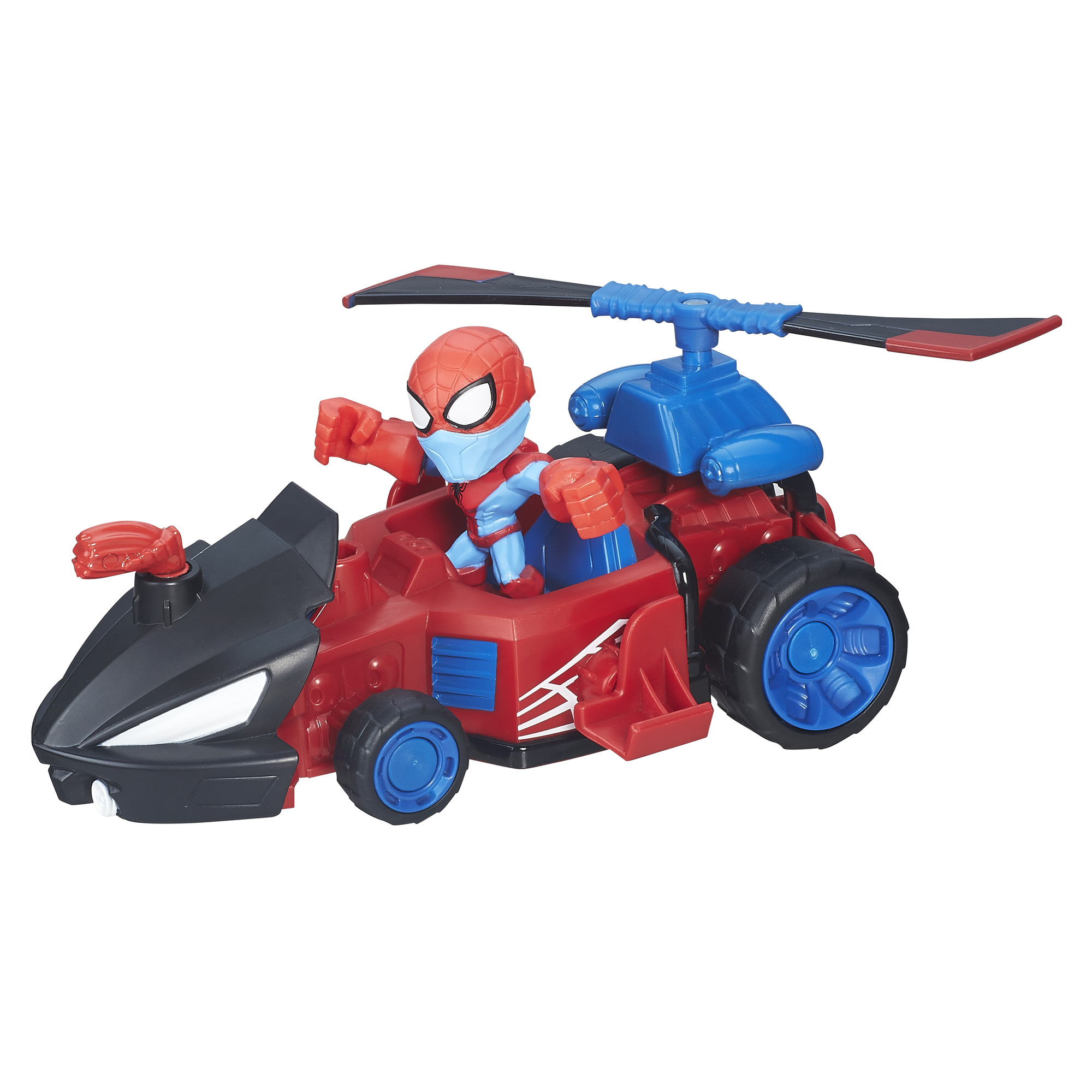 Disney Marvel Super Hero Mashers Spider Man Speeder Vehicle and Figure