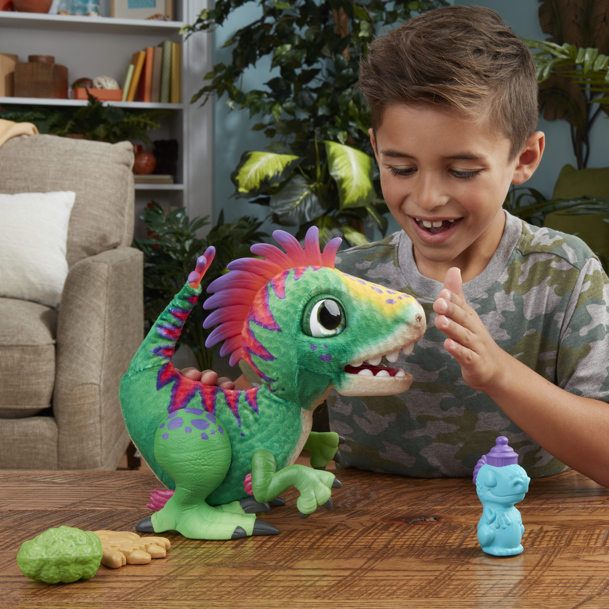furreal dinosaurio español