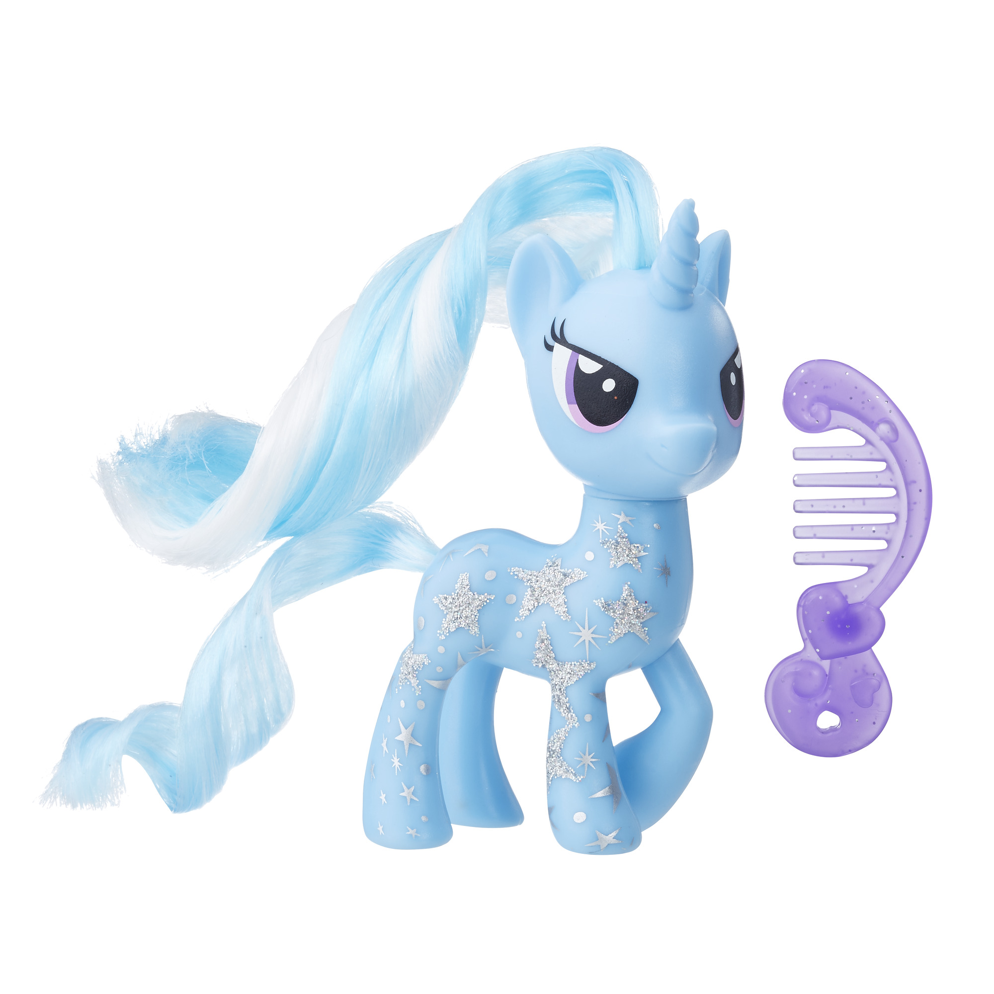 Hasbro My Little Pony Trixie Lulamoon Glitter Design Pony Figure Hasbro My Little Pony Trixie Lulamoon Glitter Design Pony Figure
