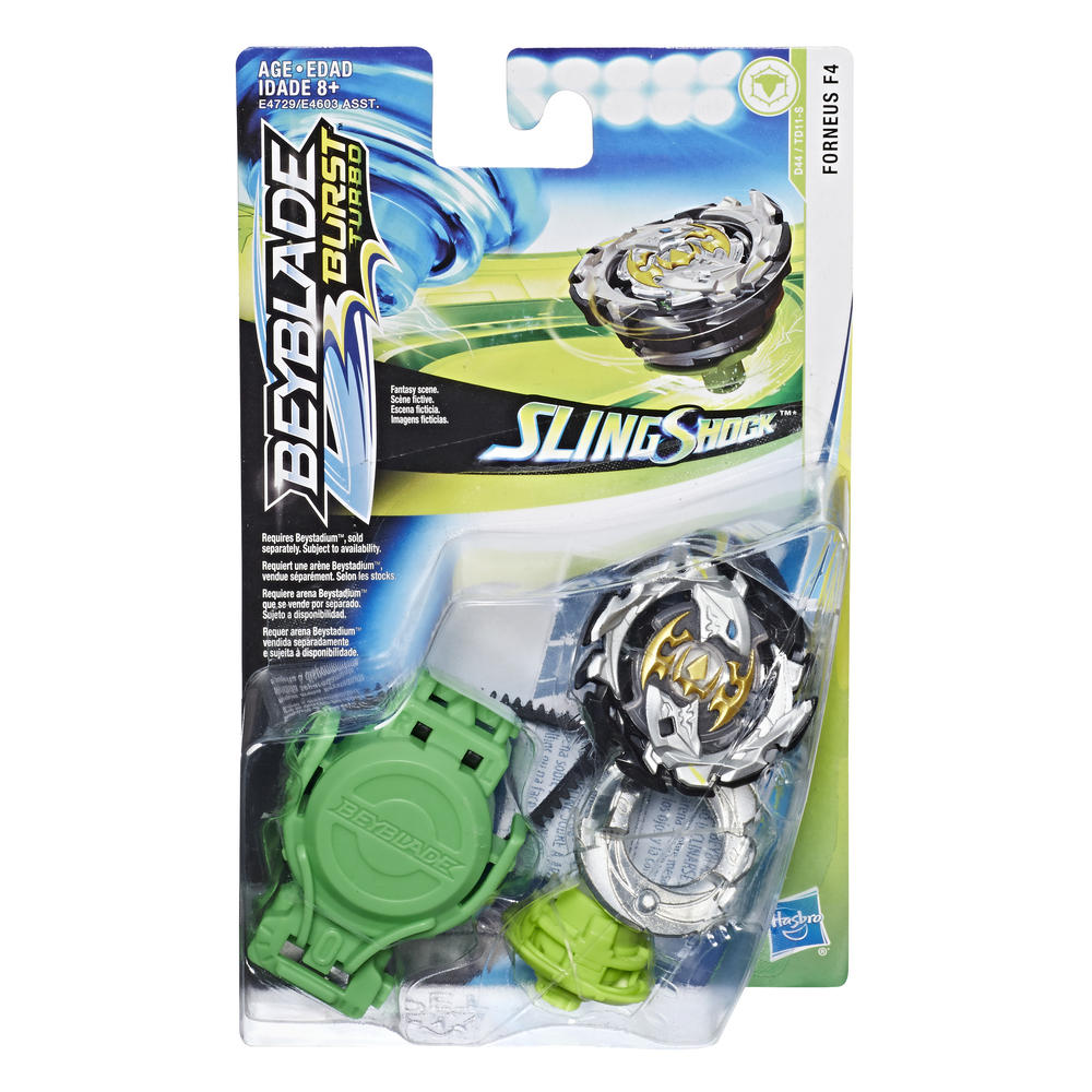 Hasbro Beyblade 2-Pack Burst Turbo Slingshock Tops - Spiral Treptune T4/Lava-X Anubion A4