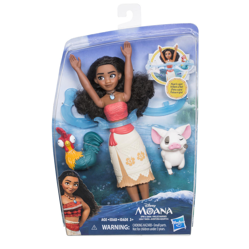 Disney  Moana Spin and Swim, Doll and Friends Water Play