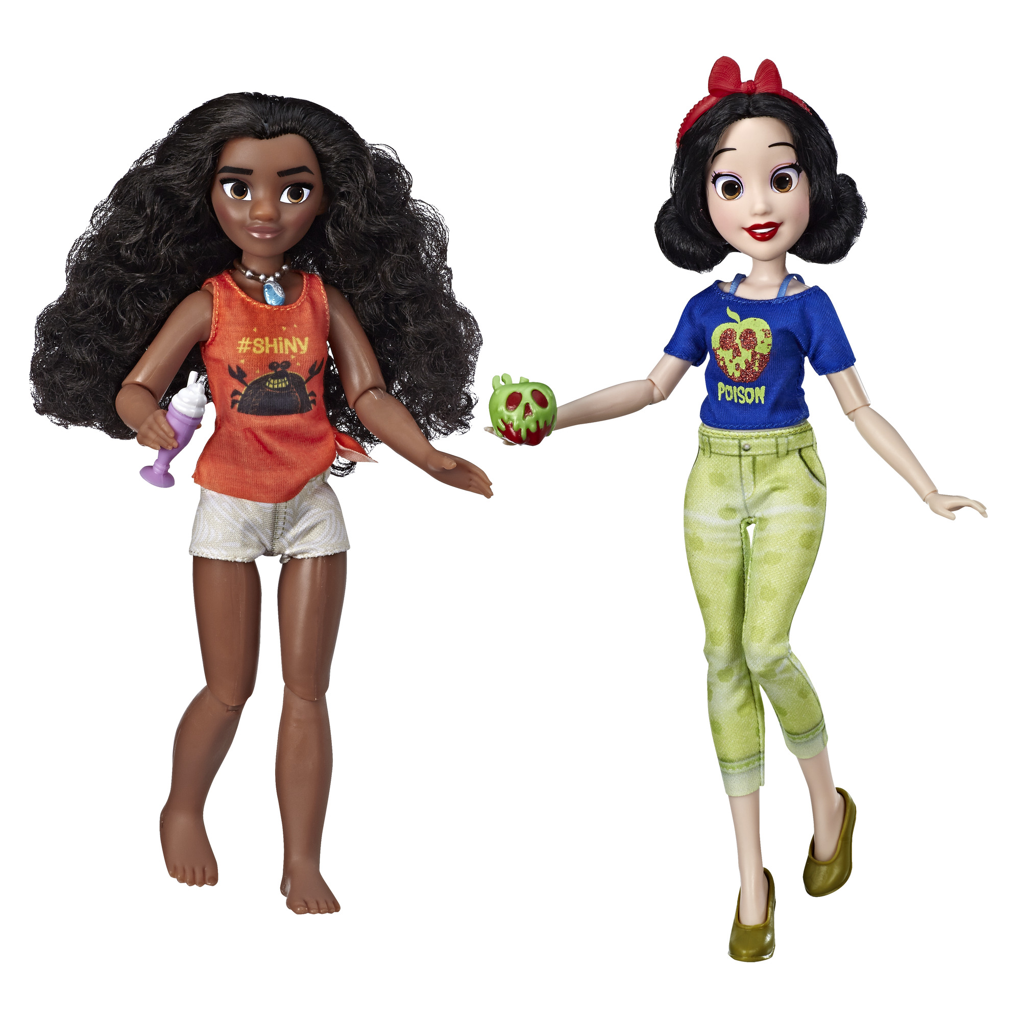 syndroom Bezwaar reservering Disney Princess Ralph Breaks the Internet Movie Dolls, Moana and Snow White  Dolls with Comfy Clothes and Accessories