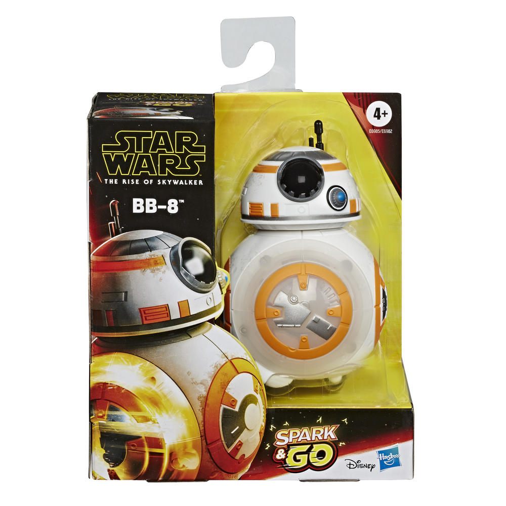 Star Wars  Spark and Go BB-8 Rolling Astromech Droid Rev-and-Go Toy