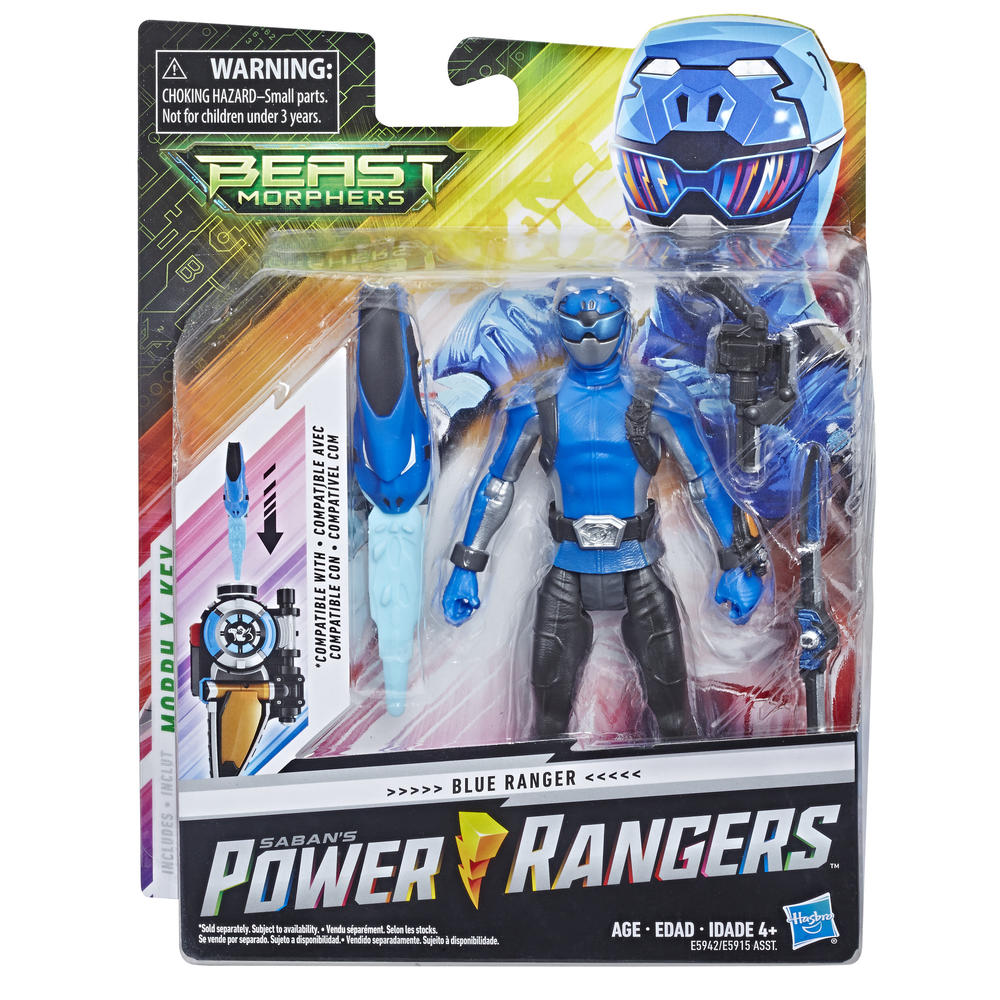 Power Rangers Beast Morpher Action Figure - Blue Ranger