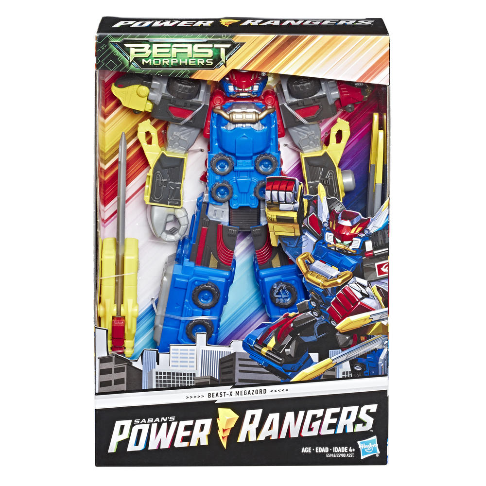Power Rangers  Beast Morphers Beast-X Megazord 10-Inch-Scale  Action Figure Toy from  TV Show