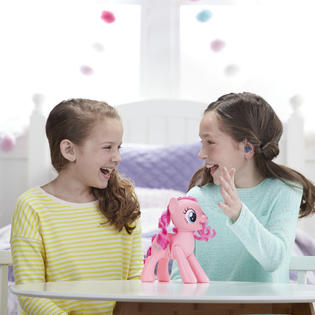 My Little Pony Toy Oh My Giggles Pinkie Pie -- 8-Inch Interactive Toy with  Sounds