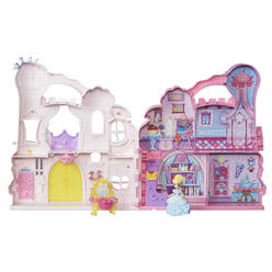 Disney Princess Little Kingdom Play 'n Carry Castle With Mini Cinderella Doll