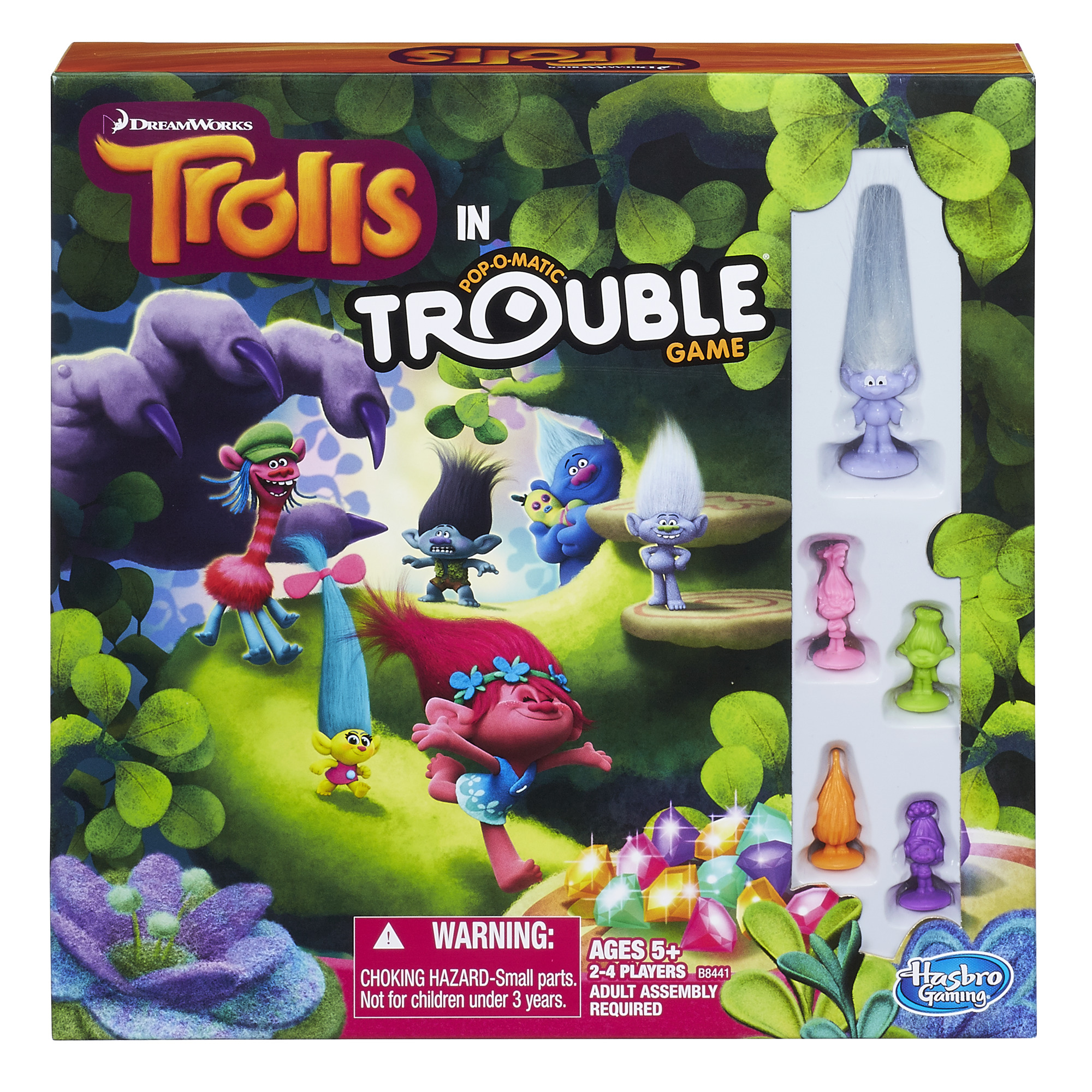Match Trolls 2 Dice Game Children's Game Society Game Board Game