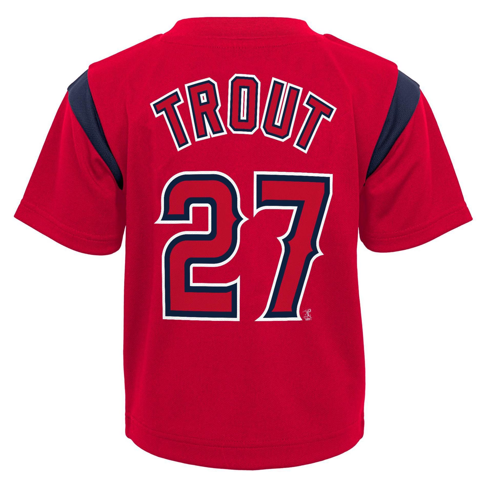 MLB Mike Trout Boys' Graphic T-Shirt - Los Angeles Angels of Anaheim, Size: Medium MLB Mike Trout Boys' Graphic T-Shirt - Los Angeles Angels of Anaheim, Size: Medium