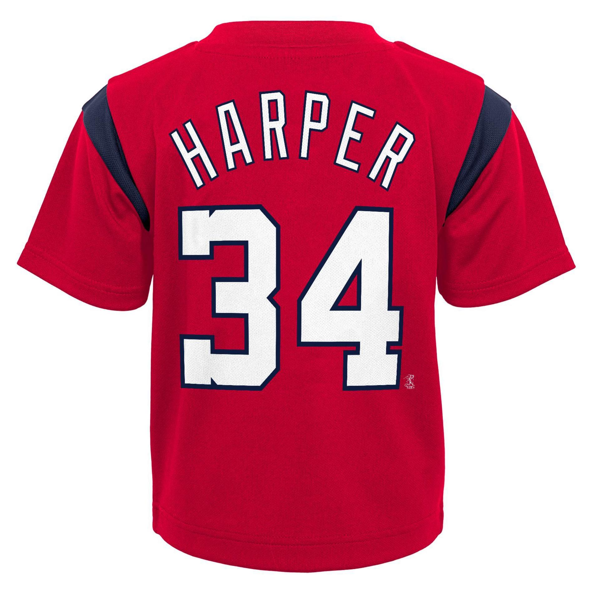MLB Bryce Harper Boys' Graphic T-Shirt - Washington Nationals, Size: Small MLB Bryce Harper Boys' Graphic T-Shirt - Washington Nationals, Size: Small