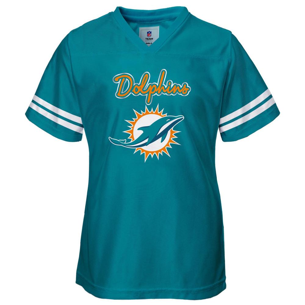 NFL Girls' Jersey Shirt - Miami Dolphins
