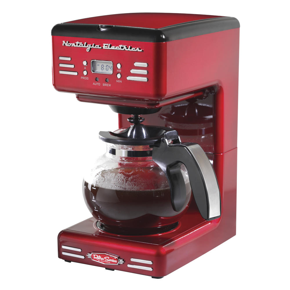 Nostalgia RCOF120 Retro Series 12-Cup Programmable Coffee Maker