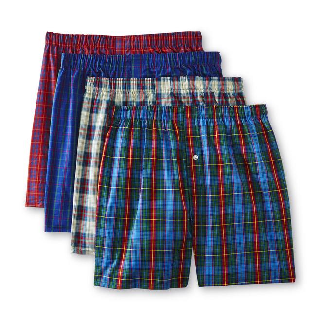 Fruit of the Loom Men's 5-Pack Boxers - Plaid