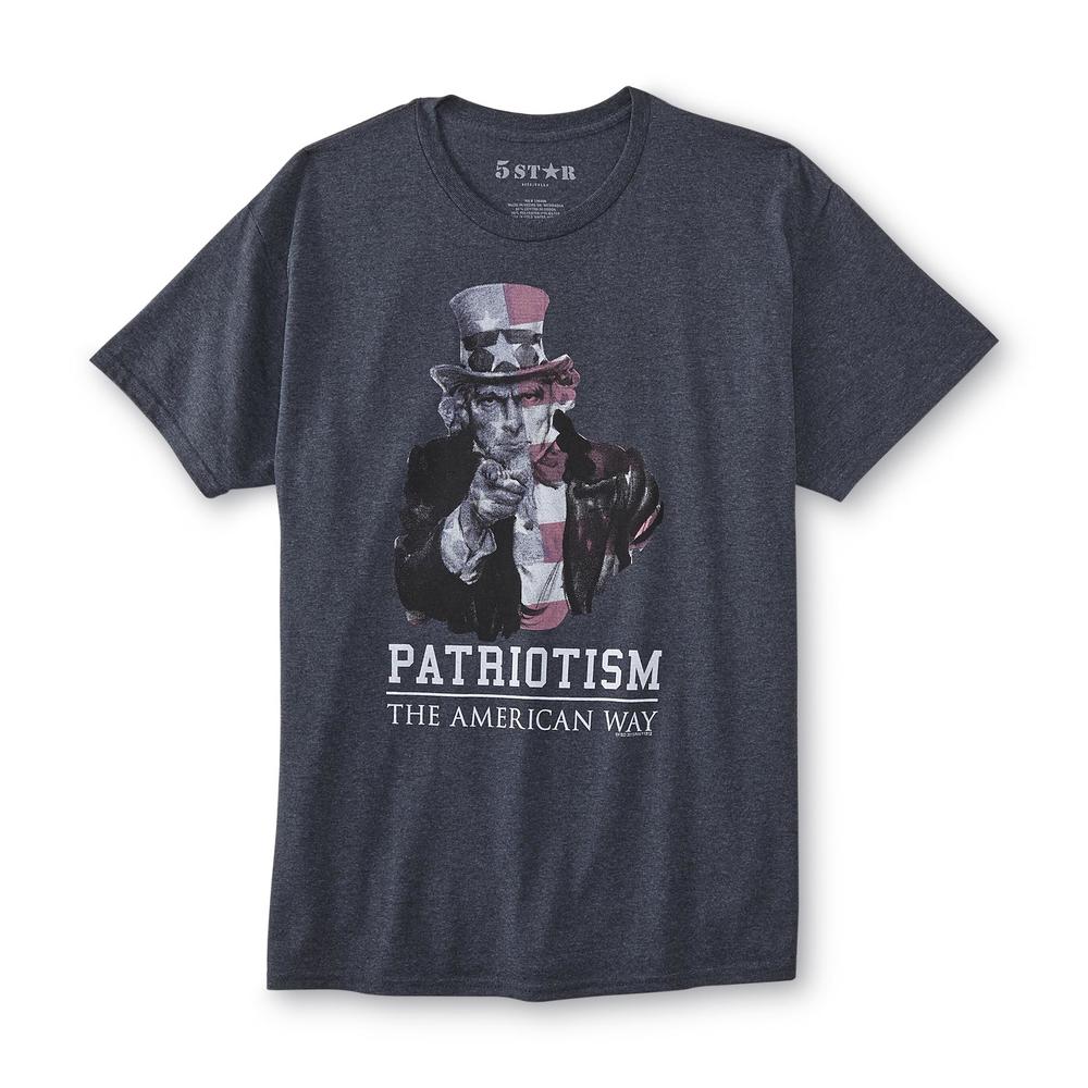 5Star Men's Graphic T-Shirt - Uncle Sam