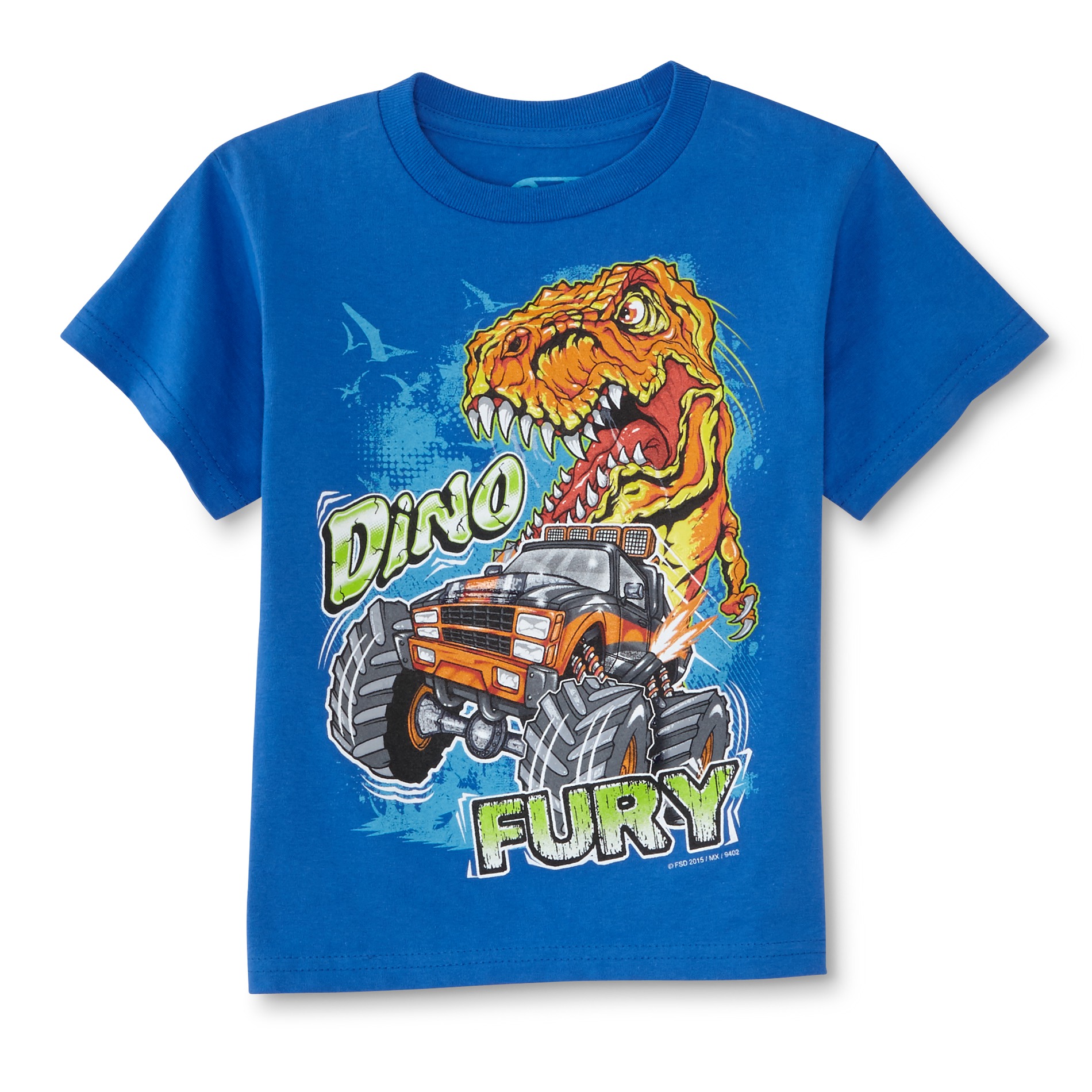 Rudeboyz Boy's Graphic T-Shirt & R/C Toy - Dinosaur