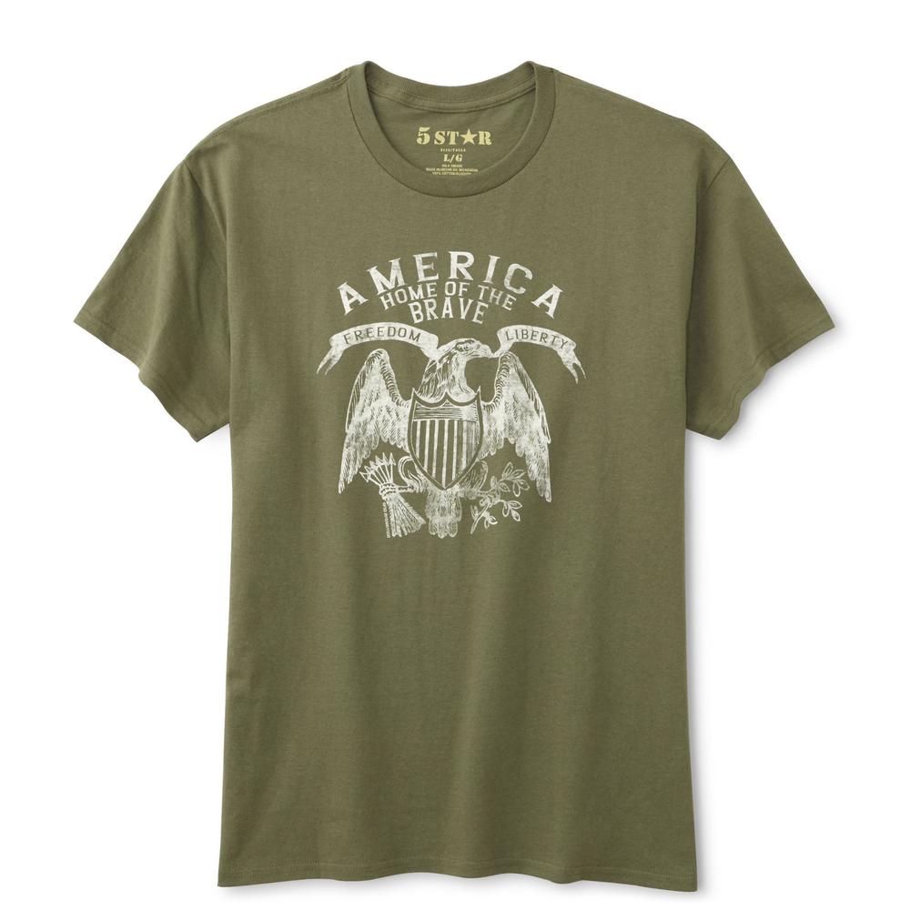 Men's Patriotic Graphic T-Shirt - Eagle