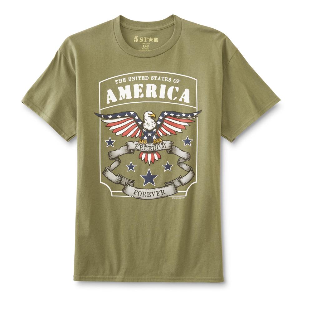 5Star Men's Graphic T-Shirt - Freedom Forever