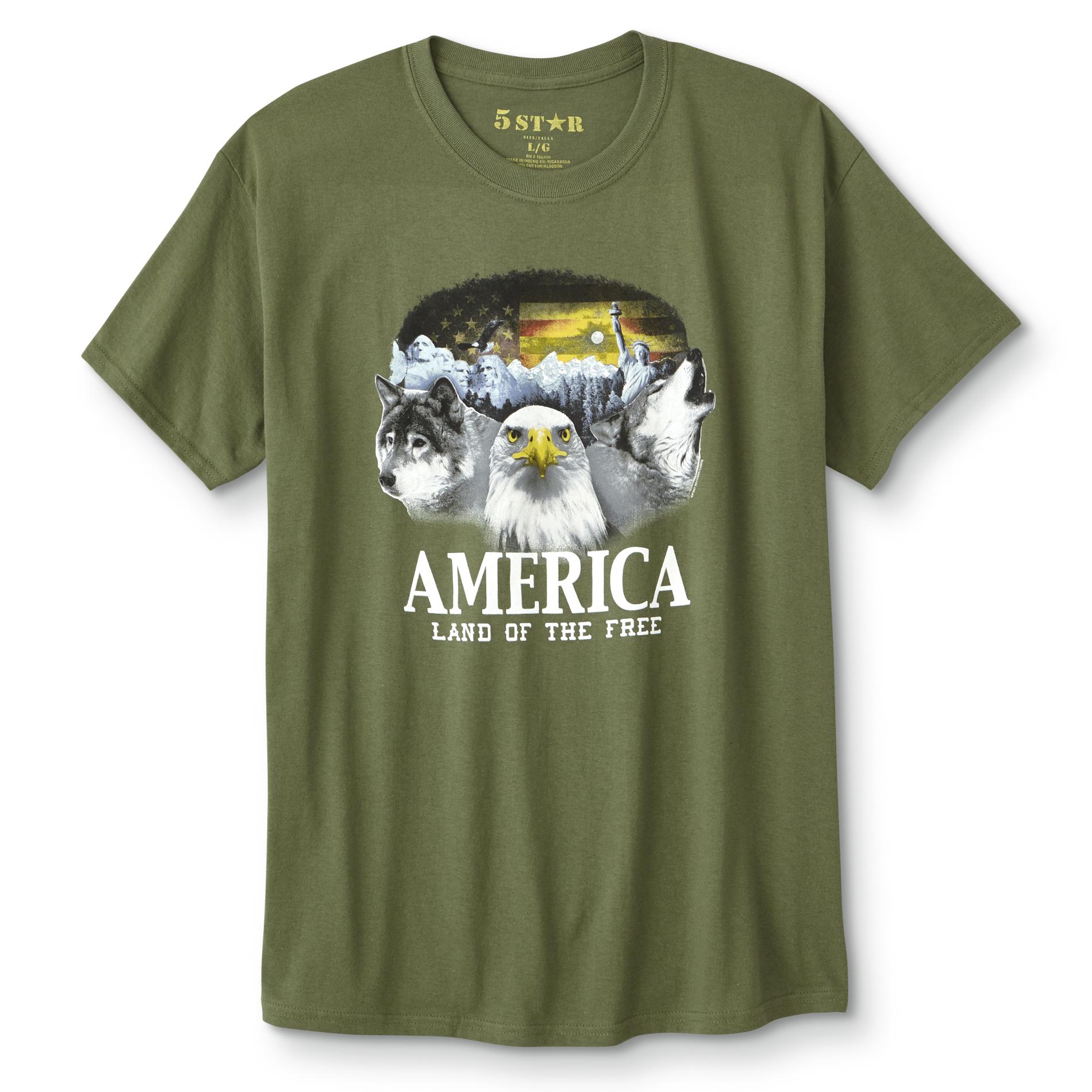 Outdoor Life&reg; Men's Graphic T-Shirt- America Land of the Free