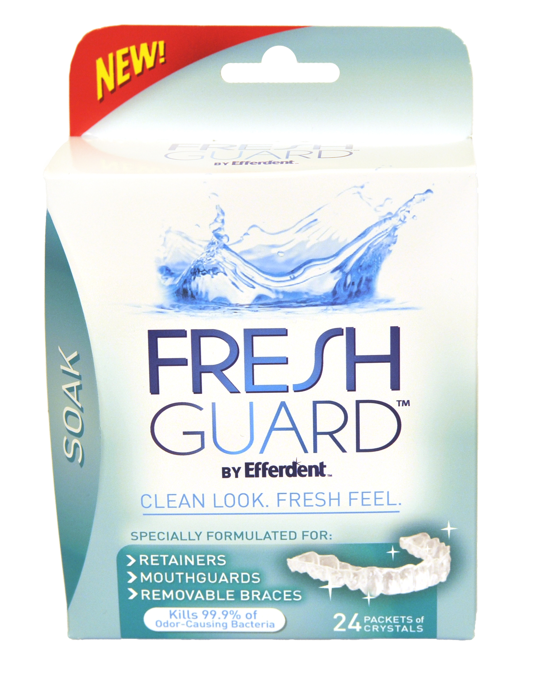 Specially Formulated for Retainers Mouthguards and Removable Braces  24 ct