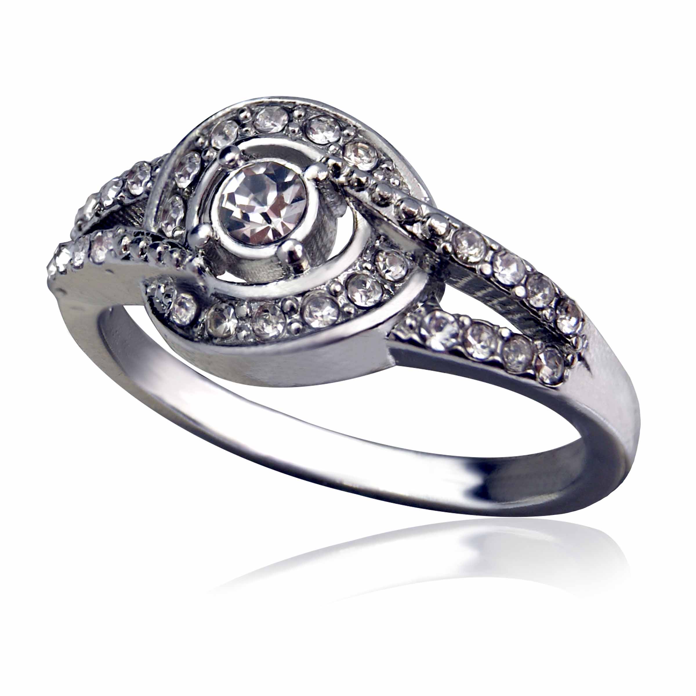 Jaclyn Smith Crystal Circle Ring