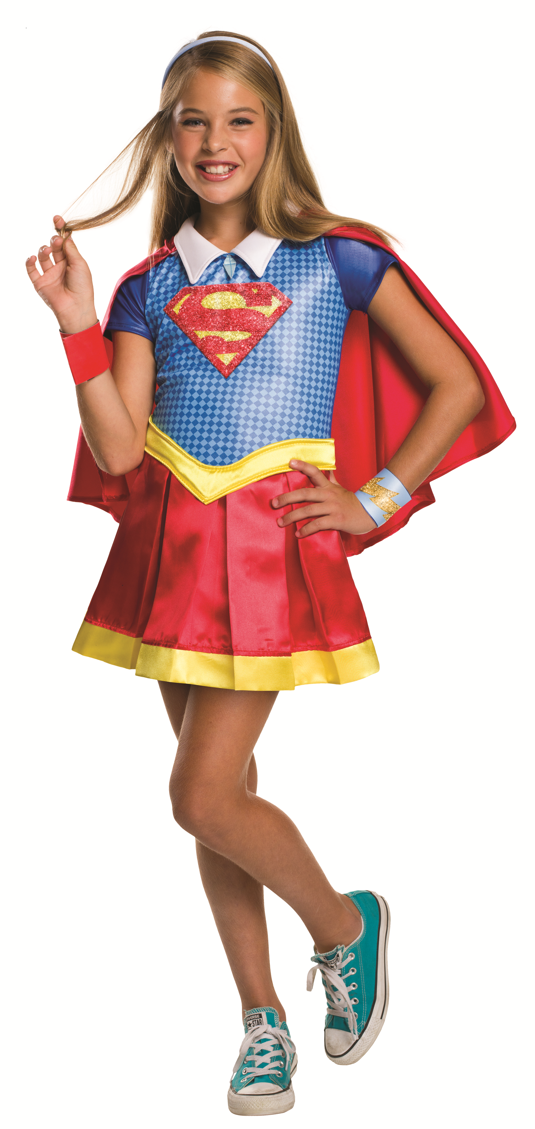 DC Comics Supergirl Deluxe Girls Halloween Costume